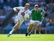 12 July 2025; Daniel Flynn of Kildare in action against Jason Hassett of Limerick during the Tailteann Cup final match between Kildare and Limerick at Croke Park in Dublin. Photo by Ray McManus/Sportsfile