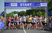 13 July 2025; A general view of the start of the 2025 Irish Life Dublin Race Series – Fingal 10km which took place on Sunday, 13th July at Swords in Dublin. Photo by Sam Barnes/Sportsfile