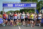 13 July 2025; A general view of the start of the 2025 Irish Life Dublin Race Series – Fingal 10km which took place on Sunday, 13th July at Swords in Dublin. Photo by Sam Barnes/Sportsfile