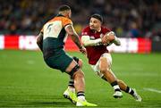 12 July 2025; Sione Tuipulotu of British & Irish Lions in action against Lukhan Salakaia-Loto of AUNZ XV during the tour match between AUNZ XV and the British & Irish Lions at the Adelaide Oval in Adelaide, Australia. Photo by Brendan Moran/Sportsfile