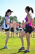 13 July 2025; Runners warm up before the 2025 Irish Life Dublin Race Series – Fingal 10km which took place on Sunday, 13th July at Swords in Dublin. Photo by Sam Barnes/Sportsfile