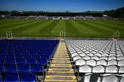 13 July 2025; A general view of St Tiernach's Park before the TG4 All-Ireland Ladies Football Junior Championship semi-final match between Louth and Longford at St Tiernach’s Park in Clones, Monaghan. Photo by Ben McShane/Sportsfile