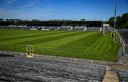 13 July 2025; A general view of St Tiernach's Park before during the TG4 All-Ireland Ladies Football Junior Championship semi-final match between Antrim and Sligo at St Tiernach’s Park in Clones, Monaghan. Photo by Ben McShane/Sportsfile