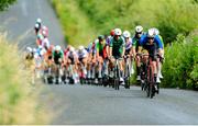 13 July 2025; A general view of the peloton during Stage 6 of 2025 Junior Tour of Ireland, Ennis. Photo by Stephen McMahon/Sportsfile