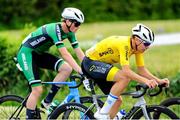 13 July 2025; Matthew Walls of Cycling Leinster leads during Stage 6 of 2025 Junior Tour of Ireland, Ennis. Photo by Stephen McMahon/Sportsfile