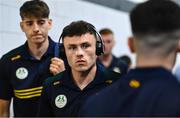 13 July 2025; Jordan Morris of Meath arrives ahead of the GAA Football All-Ireland Senior Championship semi-final match between Meath and Donegal at Croke Park in Dublin. Photo by Daire Brennan/Sportsfile