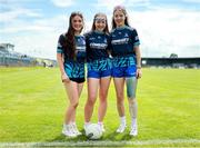 13 July 2025; Monaghan supporters at half-time in the TG4 All-Ireland Ladies Football Intermediate Championship semi-final match between Laois and Monaghan at Glennon Brothers Pearse Park in Longford. Photo by Thomas Flinkow/Sportsfile