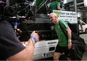 13 July 2025; Donegal manager Jim McGuinness arrives ahead of the GAA Football All-Ireland Senior Championship semi-final match between Meath and Donegal at Croke Park in Dublin. Photo by Daire Brennan/Sportsfile