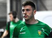 13 July 2025; Eoghan Bán Gallagher of Donegal arrives ahead of the GAA Football All-Ireland Senior Championship semi-final match between Meath and Donegal at Croke Park in Dublin. Photo by Daire Brennan/Sportsfile