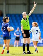 13 July 2025; Referee Gerard Canny during the TG4 All-Ireland Ladies Football Intermediate Championship semi-final match between Laois and Monaghan at Glennon Brothers Pearse Park in Longford. Photo by Thomas Flinkow/Sportsfile