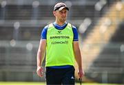 13 July 2025; Longford manager Brian Farrell during the TG4 All-Ireland Ladies Football Junior Championship semi-final match between Louth and Longford at St Tiernach’s Park in Clones, Monaghan. Photo by Ben McShane/Sportsfile