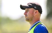 13 July 2025; Longford manager Brian Farrell during the TG4 All-Ireland Ladies Football Junior Championship semi-final match between Louth and Longford at St Tiernach’s Park in Clones, Monaghan. Photo by Ben McShane/Sportsfile