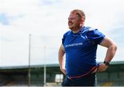 13 July 2025; Laois manager Stephen Duff during the TG4 All-Ireland Ladies Football Intermediate Championship semi-final match between Laois and Monaghan at Glennon Brothers Pearse Park in Longford. Photo by Thomas Flinkow/Sportsfile