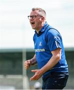 13 July 2025; Monaghan manager Darren Swift during the TG4 All-Ireland Ladies Football Intermediate Championship semi-final match between Laois and Monaghan at Glennon Brothers Pearse Park in Longford. Photo by Thomas Flinkow/Sportsfile