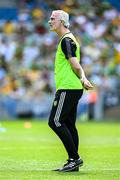 13 July 2025; Donegal manager Jim McGuinness before the GAA Football All-Ireland Senior Championship semi-final match between Meath and Donegal at Croke Park in Dublin. Photo by Seb Daly/Sportsfile