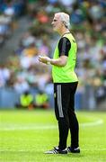 13 July 2025; Donegal manager Jim McGuinness before the GAA Football All-Ireland Senior Championship semi-final match between Meath and Donegal at Croke Park in Dublin. Photo by Seb Daly/Sportsfile