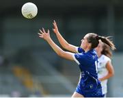 13 July 2025; Eva Galvin of Laois during the TG4 All-Ireland Ladies Football Intermediate Championship semi-final match between Laois and Monaghan at Glennon Brothers Pearse Park in Longford. Photo by Thomas Flinkow/Sportsfile