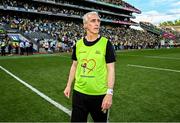 13 July 2025; Donegal manager Jim McGuinness after the GAA Football All-Ireland Senior Championship semi-final match between Meath and Donegal at Croke Park in Dublin. Photo by Seb Daly/Sportsfile