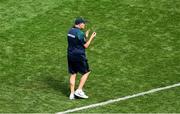 13 July 2025; Meath manager Robbie Brennan ahead of the GAA Football All-Ireland Senior Championship semi-final match between Meath and Donegal at Croke Park in Dublin. Photo by Daire Brennan/Sportsfile