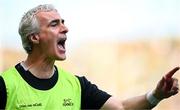 13 July 2025; Donegal manager Jim McGuinness during the GAA Football All-Ireland Senior Championship semi-final match between Meath and Donegal at Croke Park in Dublin. Photo by Seb Daly/Sportsfile