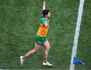 13 July 2025; Brendan McCole of Donegal celebrates after the GAA Football All-Ireland Senior Championship semi-final match between Meath and Donegal at Croke Park in Dublin. Photo by Daire Brennan/Sportsfile
