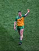 13 July 2025; Patrick McBrearty of Donegal celebrates after the GAA Football All-Ireland Senior Championship semi-final match between Meath and Donegal at Croke Park in Dublin. Photo by Daire Brennan/Sportsfile