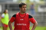 13 July 2025; Tyrone manager Darren McCann during the TG4 All-Ireland Ladies Football Intermediate Championship semi-final match between Tyrone and Westmeath at Avant Money Páirc Sean Mac Diarmada in Carrick-on-Shannon, Leitrim. Photo by Matt Browne/Sportsfile