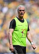 13 July 2025; Donegal manager Jim McGuinness before the GAA Football All-Ireland Senior Championship semi-final match between Meath and Donegal at Croke Park in Dublin. Photo by Seb Daly/Sportsfile
