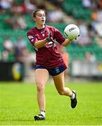 13 July 2025; Lucy Power of Westmeath during the TG4 All-Ireland Ladies Football Intermediate Championship semi-final match between Tyrone and Westmeath at Avant Money Páirc Sean Mac Diarmada in Carrick-on-Shannon, Leitrim. Photo by Matt Browne/Sportsfile