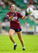 13 July 2025; Lucy Power of Westmeath during the TG4 All-Ireland Ladies Football Intermediate Championship semi-final match between Tyrone and Westmeath at Avant Money Páirc Sean Mac Diarmada in Carrick-on-Shannon, Leitrim. Photo by Matt Browne/Sportsfile