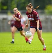 13 July 2025; Sarah Dillon of Westmeath during the TG4 All-Ireland Ladies Football Intermediate Championship semi-final match between Tyrone and Westmeath at Avant Money Páirc Sean Mac Diarmada in Carrick-on-Shannon, Leitrim. Photo by Matt Browne/Sportsfile