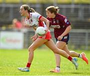 13 July 2025; Aoife Horisk of Tyrone during the TG4 All-Ireland Ladies Football Intermediate Championship semi-final match between Tyrone and Westmeath at Avant Money Páirc Sean Mac Diarmada in Carrick-on-Shannon, Leitrim. Photo by Matt Browne/Sportsfile