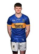 29 March 2025; Joe Caesar poses for a portrait during a Tipperary hurling squad portraits session at the Horse and Jockey Hotel in Tipperary. Photo by Piaras Ó Mídheach/Sportsfile