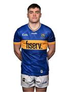 29 March 2025; Peter McGarry poses for a portrait during a Tipperary hurling squad portraits session at the Horse and Jockey Hotel in Tipperary. Photo by Piaras Ó Mídheach/Sportsfile