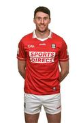 14 April 2025; Tim O'Mahony poses for a portrait during a Cork hurling squad portraits session at SuperValu Páirc Ui Chaoimh in Cork. Photo by Brendan Moran/Sportsfile