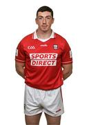 14 April 2025; Seán O'Donoghue poses for a portrait during a Cork hurling squad portraits session at SuperValu Páirc Ui Chaoimh in Cork. Photo by Brendan Moran/Sportsfile
