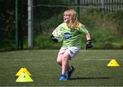 14 July 2025; Lexi Daly at a MiWadi FAI Football Camp at Tullamore Town FC in Tullamore, Offaly. Photo by Piaras Ó Mídheach/Sportsfile
