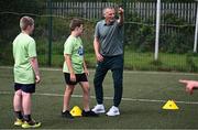 14 July 2025; Republic of Ireland U21's head coach Jim Crawford pictured at a MiWadi FAI Football Camp at Tullamore Town FC in Tullamore, Offaly. Photo by Piaras Ó Mídheach/Sportsfile