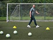 14 July 2025; Republic of Ireland U21's head coach Jim Crawford pictured at a MiWadi FAI Football Camp at Tullamore Town FC in Tullamore, Offaly. Photo by Piaras Ó Mídheach/Sportsfile