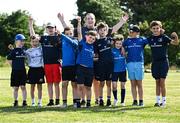 14 July 2025; Coach Cara Murphy with participants during a Bank of Ireland Leinster Rugby Summer Camp at Balbriggan RFC in Dublin. Photo by Piaras Ó Mídheach/Sportsfile