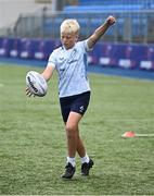 14 July 2025; Zachary Daly during a Bank of Ireland Leinster Rugby Summer Camp at Energia Park in Dublin. Photo by Piaras Ó Mídheach/Sportsfile