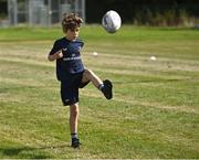14 July 2025; Hugo McGovern during a Bank of Ireland Leinster Rugby Summer Camp at Balbriggan RFC in Dublin. Photo by Piaras Ó Mídheach/Sportsfile