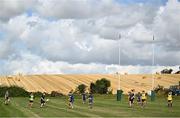 14 July 2025; Action during a Bank of Ireland Leinster Rugby Summer Camp at Balbriggan RFC in Dublin. Photo by Piaras Ó Mídheach/Sportsfile
