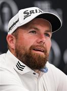14 July 2025; Shane Lowry of Ireland during a media conference at Royal Portrush Golf Club in Portrush, Antrim, ahead of The 153rd Open Championship. Photo by Ramsey Cardy/Sportsfile
