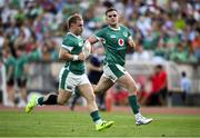 12 July 2025; Alex Kendellen, right, and Craig Casey of Ireland during the International Rugby Test match between Portugal and Ireland at Estádio Nacional do Jamor in Lisbon, Portugal. Photo by David Fitzgerald/Sportsfile