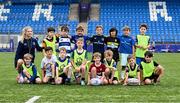 14 July 2025; Participants during a Bank of Ireland Leinster Rugby Summer Camp at Energia Park in Dublin. Photo by Piaras Ó Mídheach/Sportsfile