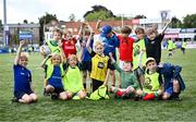 14 July 2025; Participants during a Bank of Ireland Leinster Rugby Summer Camp at Energia Park in Dublin. Photo by Piaras Ó Mídheach/Sportsfile