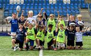 14 July 2025; Participants during a Bank of Ireland Leinster Rugby Summer Camp at Energia Park in Dublin. Photo by Piaras Ó Mídheach/Sportsfile