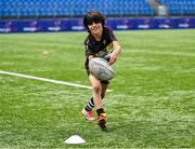 14 July 2025; Riccardo Abbiati during a Bank of Ireland Leinster Rugby Summer Camp at Energia Park in Dublin. Photo by Piaras Ó Mídheach/Sportsfile