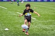 14 July 2025; Riccardo Abbiati during a Bank of Ireland Leinster Rugby Summer Camp at Energia Park in Dublin. Photo by Piaras Ó Mídheach/Sportsfile